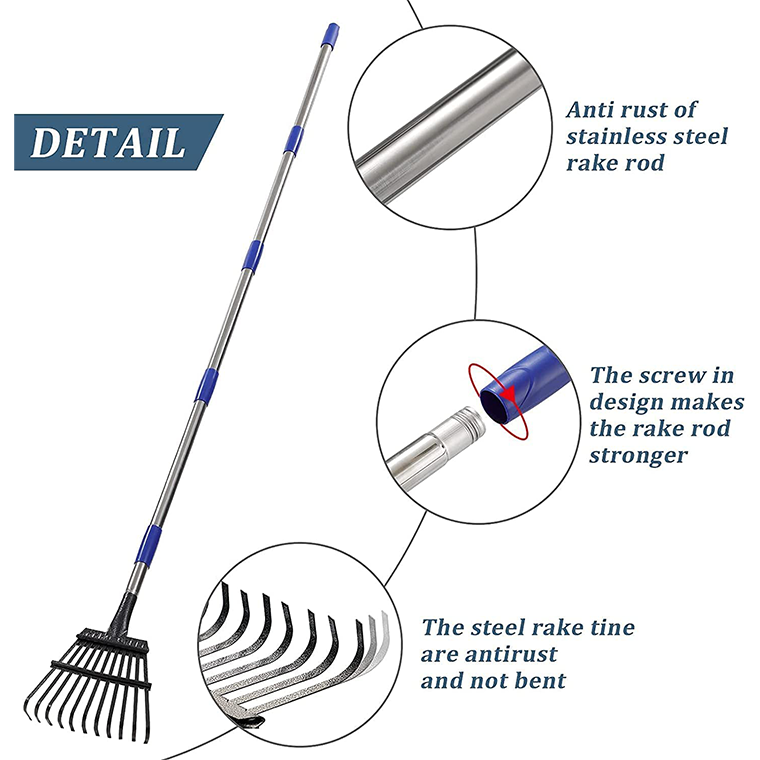 Leaf Rake for Gardening - Image 2